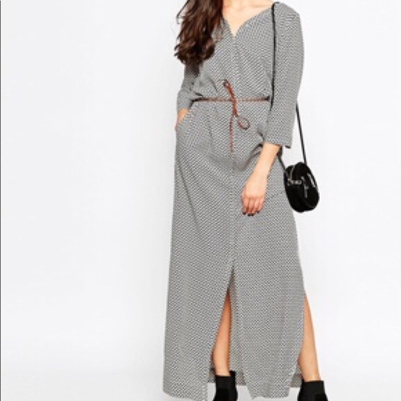 maison scotch maxi dress